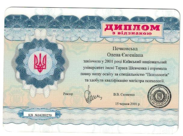 Документ об образовании
